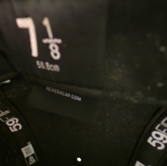 New Era 59fifty San Francisco 49er Black and Red Embroidered Hat - Picture 5 of 7